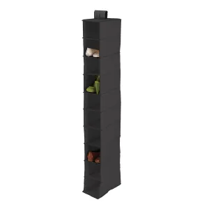 10-Tier Hanging Closet Organizer, Black