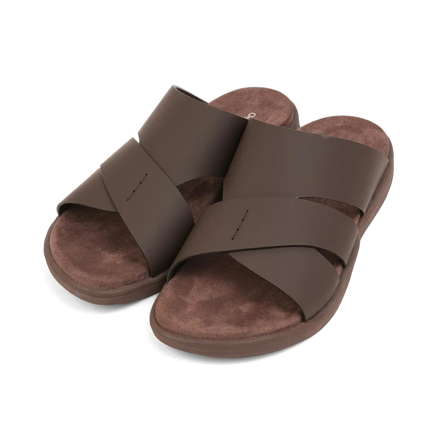Aetrex Premium Comfort Foot Bed Arabic Sandals Brown