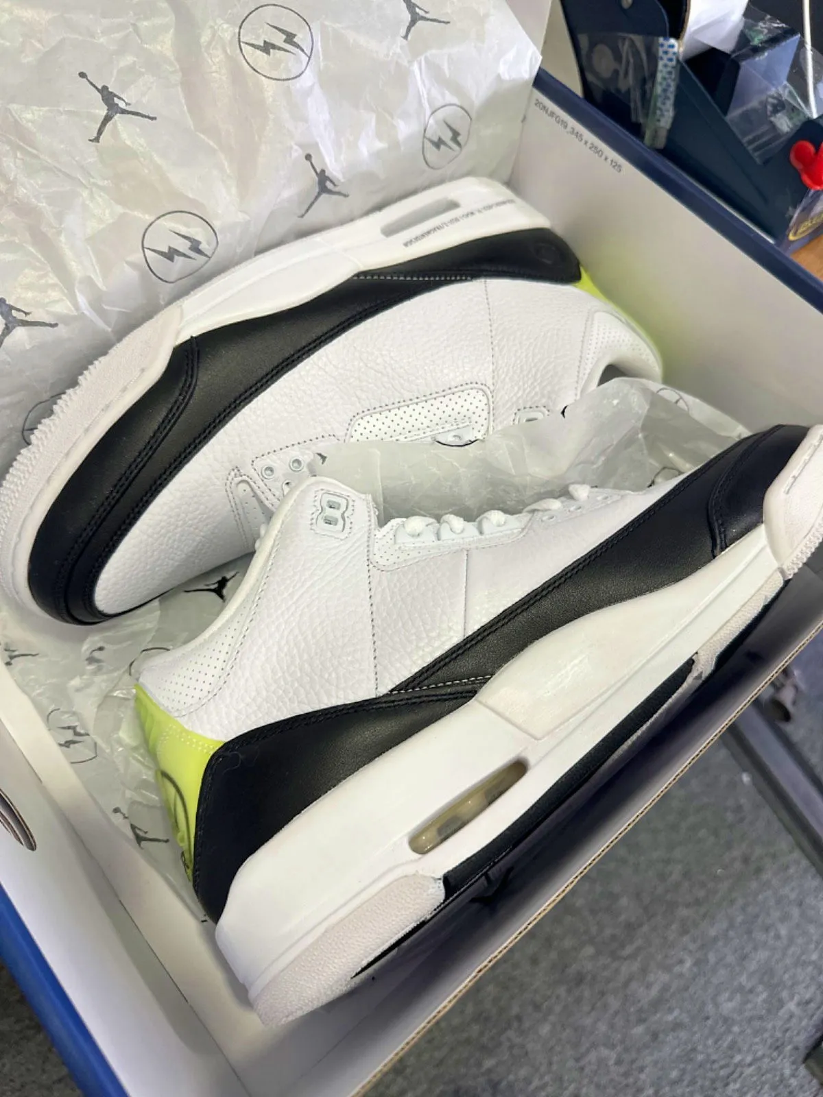 Air Jordan DA3595 White/Black Retro 3 SP Trainers 👟 UK 11  👟