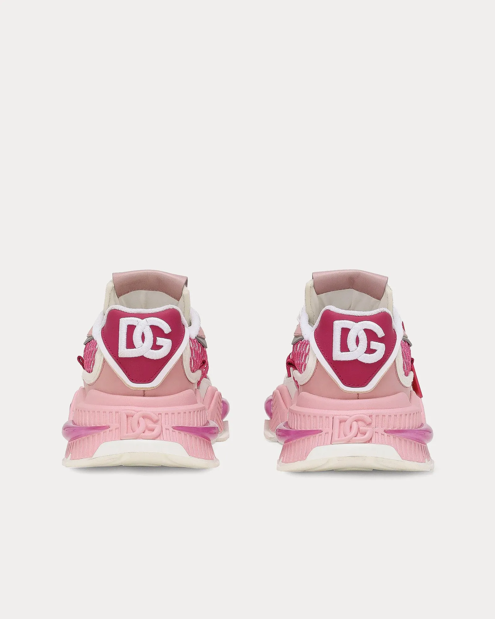 Airmaster Mixed Materials Fuchsia Low Top Sneakers