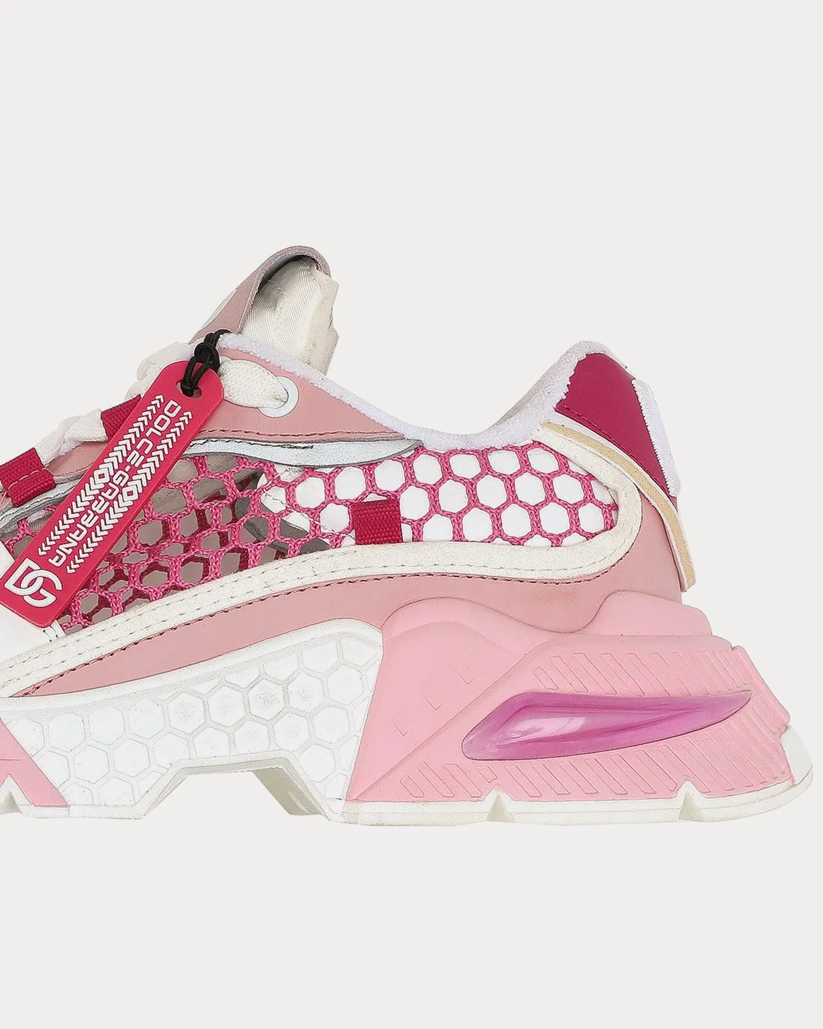 Airmaster Mixed Materials Fuchsia Low Top Sneakers