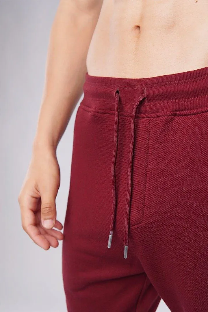 Berry Pique Terry Jogger Pants