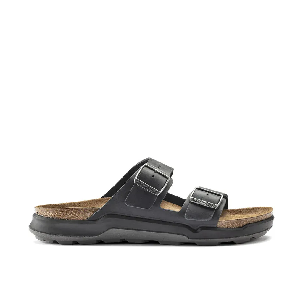 Birkenstock Arizona Cross Town Black Waxy/Oiled Leather Regular