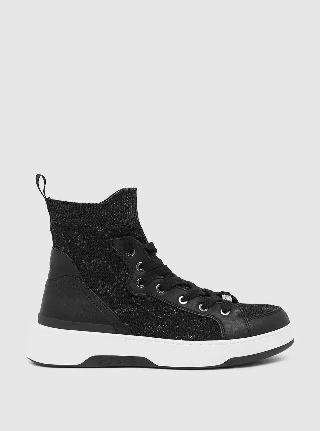 Black Mannen High Top Sneakers