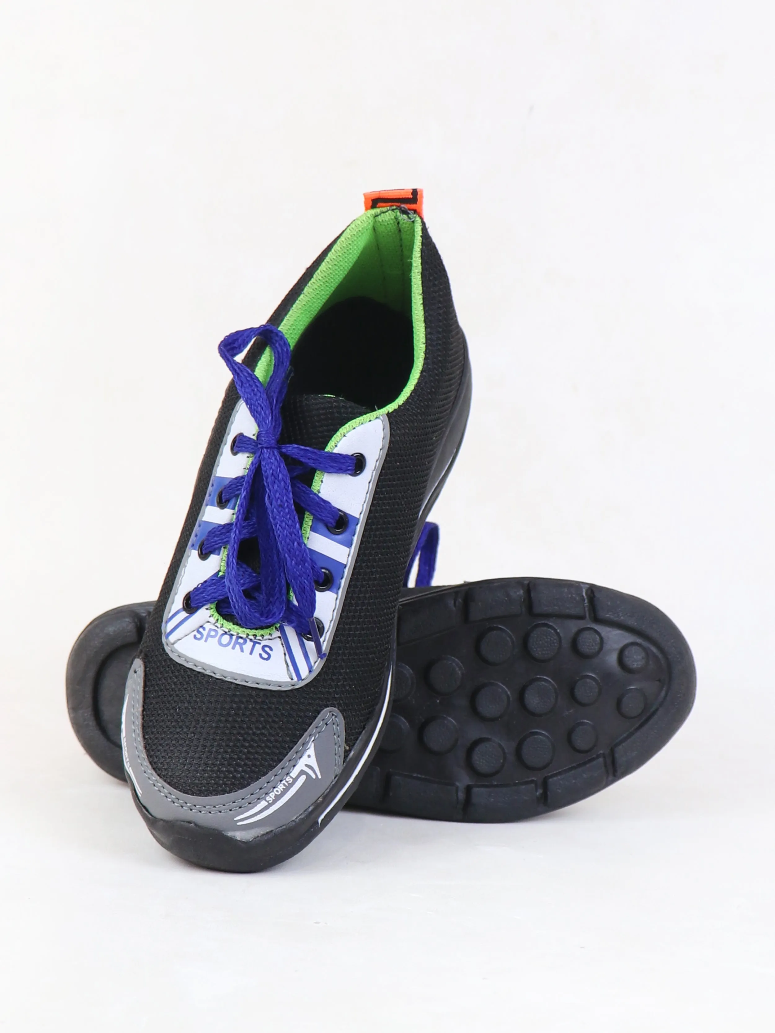 BS46 Boys Jogger Shoes 8Yrs - 17Yrs Black