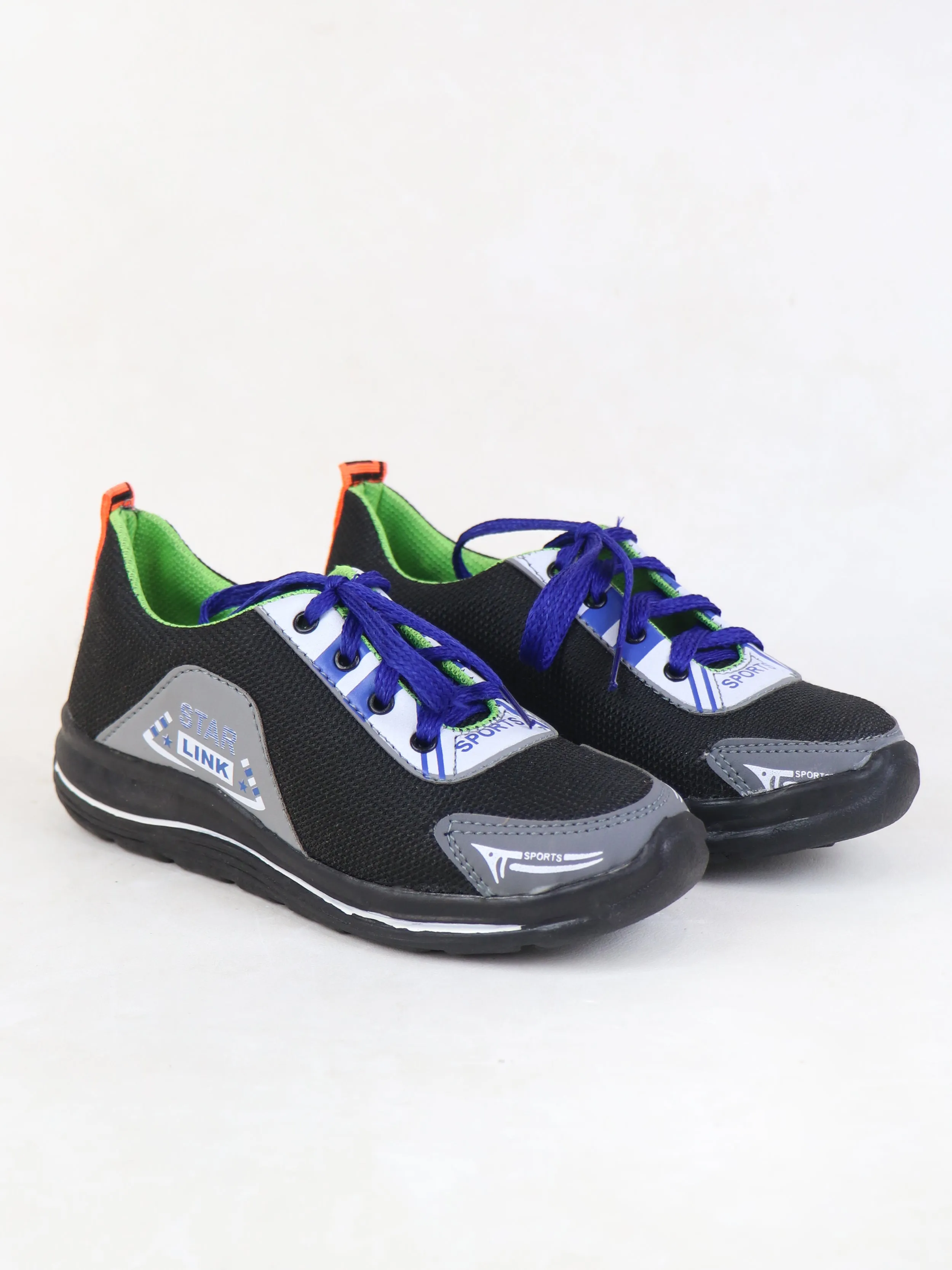 BS46 Boys Jogger Shoes 8Yrs - 17Yrs Black