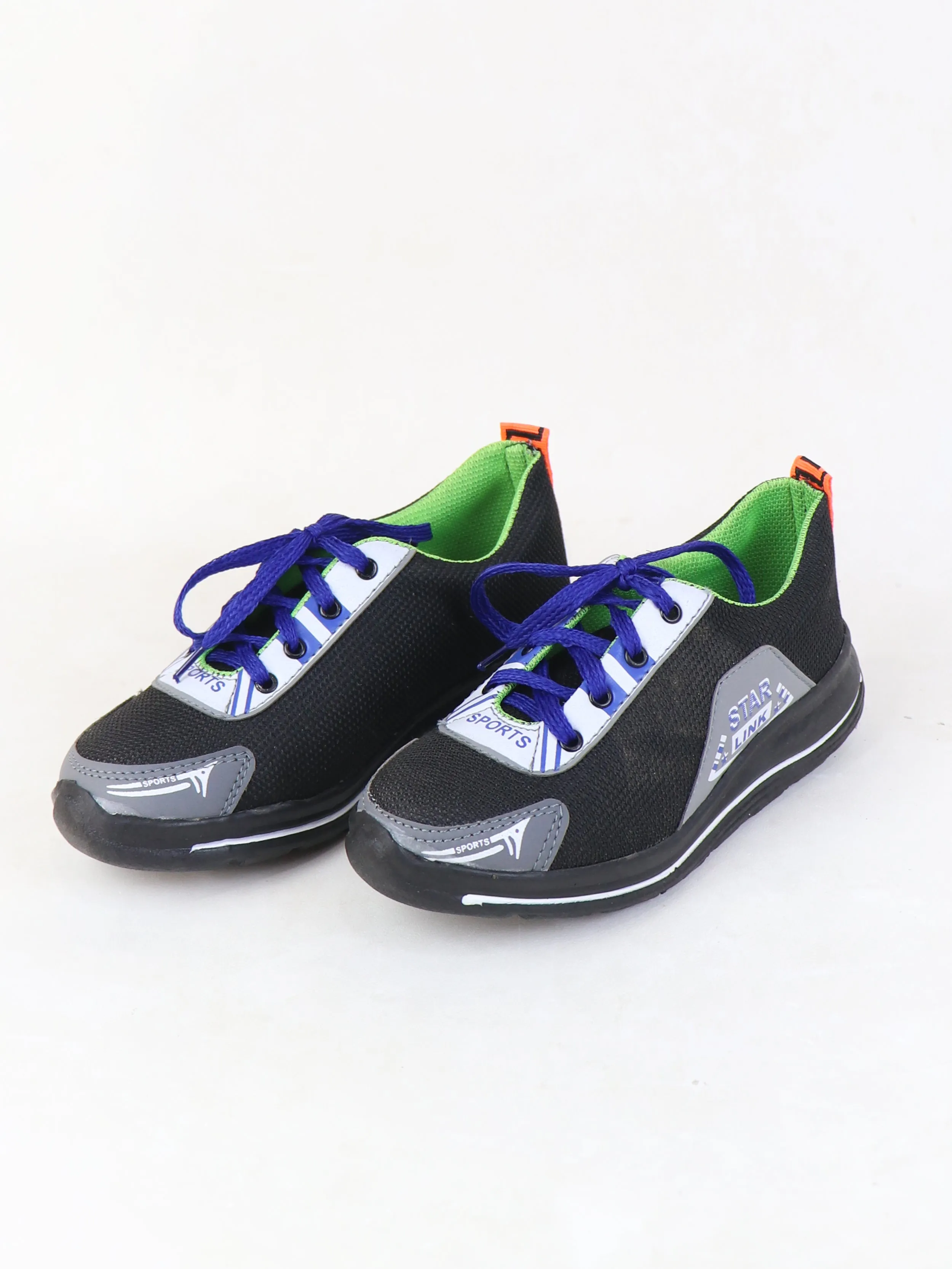 BS46 Boys Jogger Shoes 8Yrs - 17Yrs Black