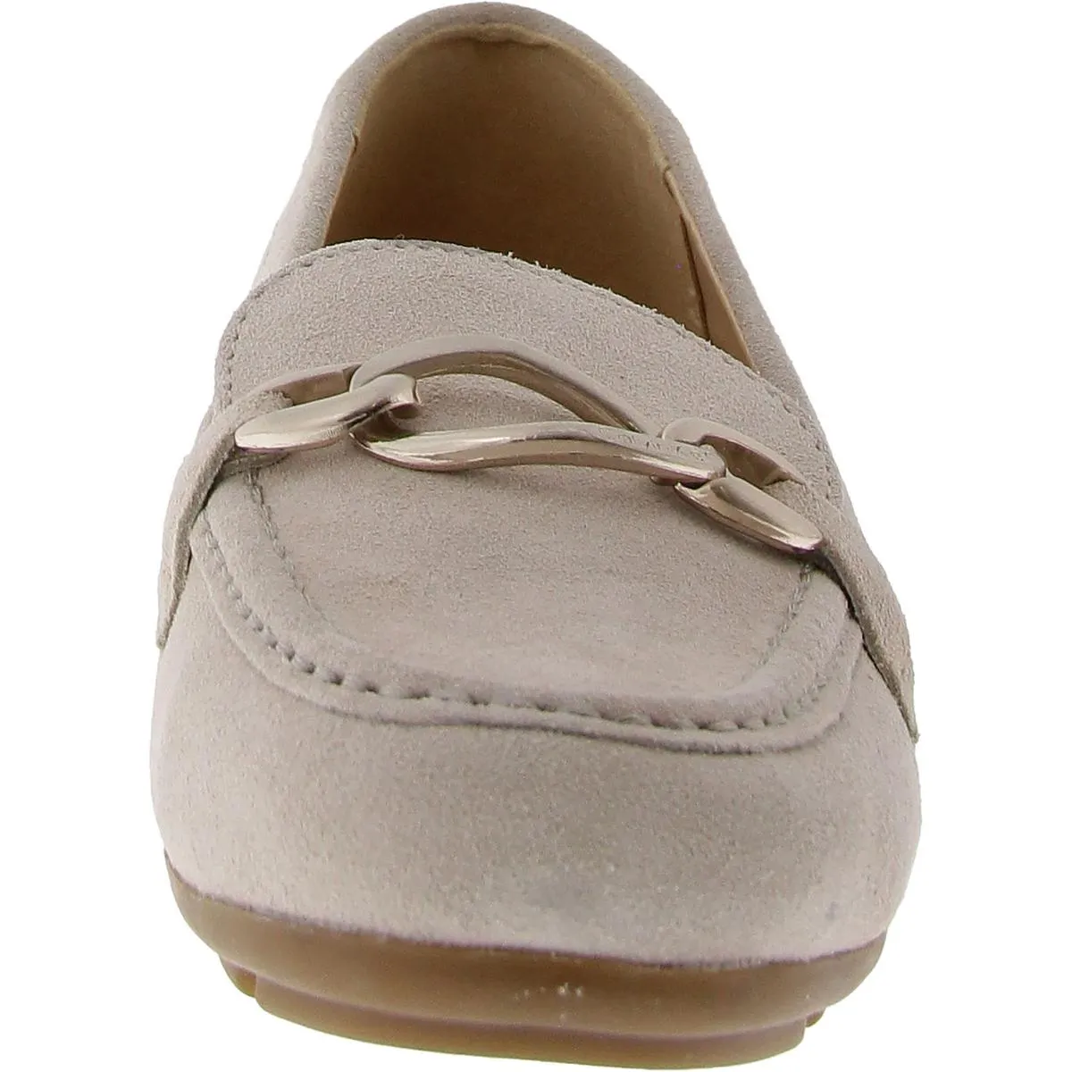 Calvin Klein Womens LENIKA Suede Laceless Loafers