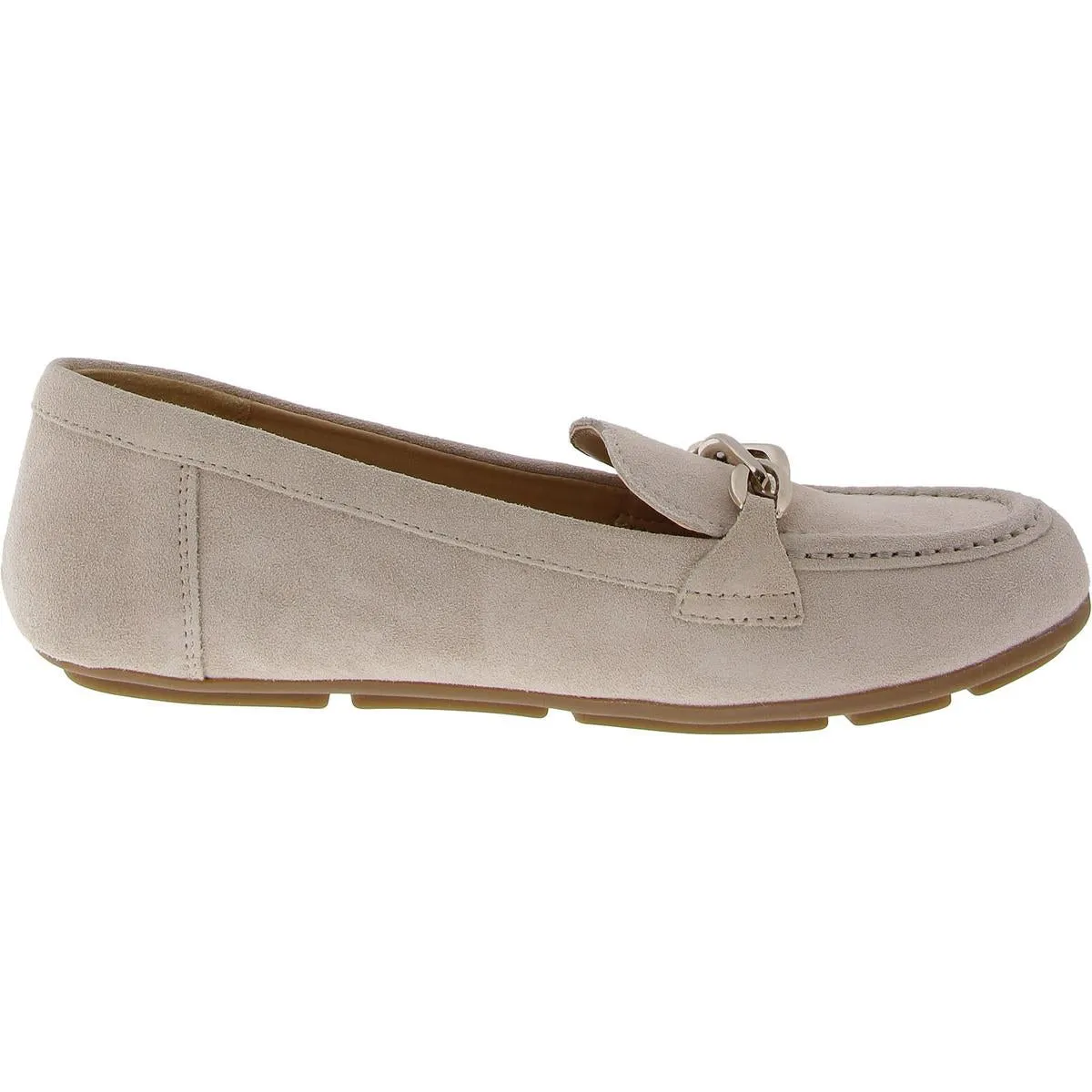 Calvin Klein Womens LENIKA Suede Laceless Loafers