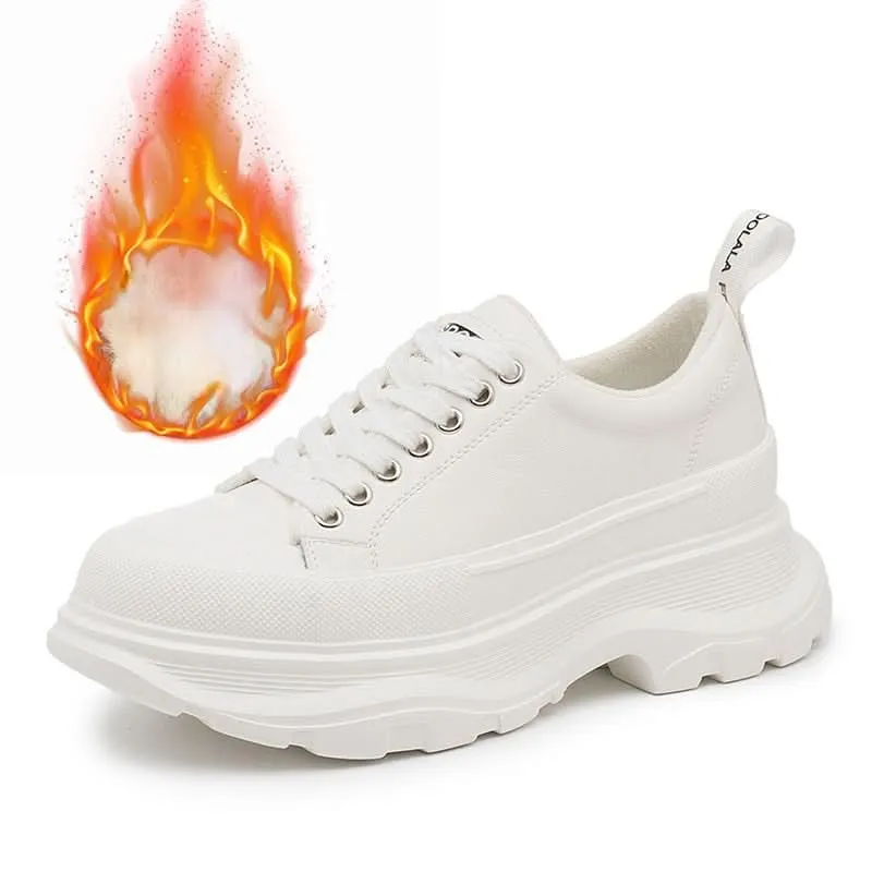 Canvas Platform Sneakers | 5cm of Style for Women