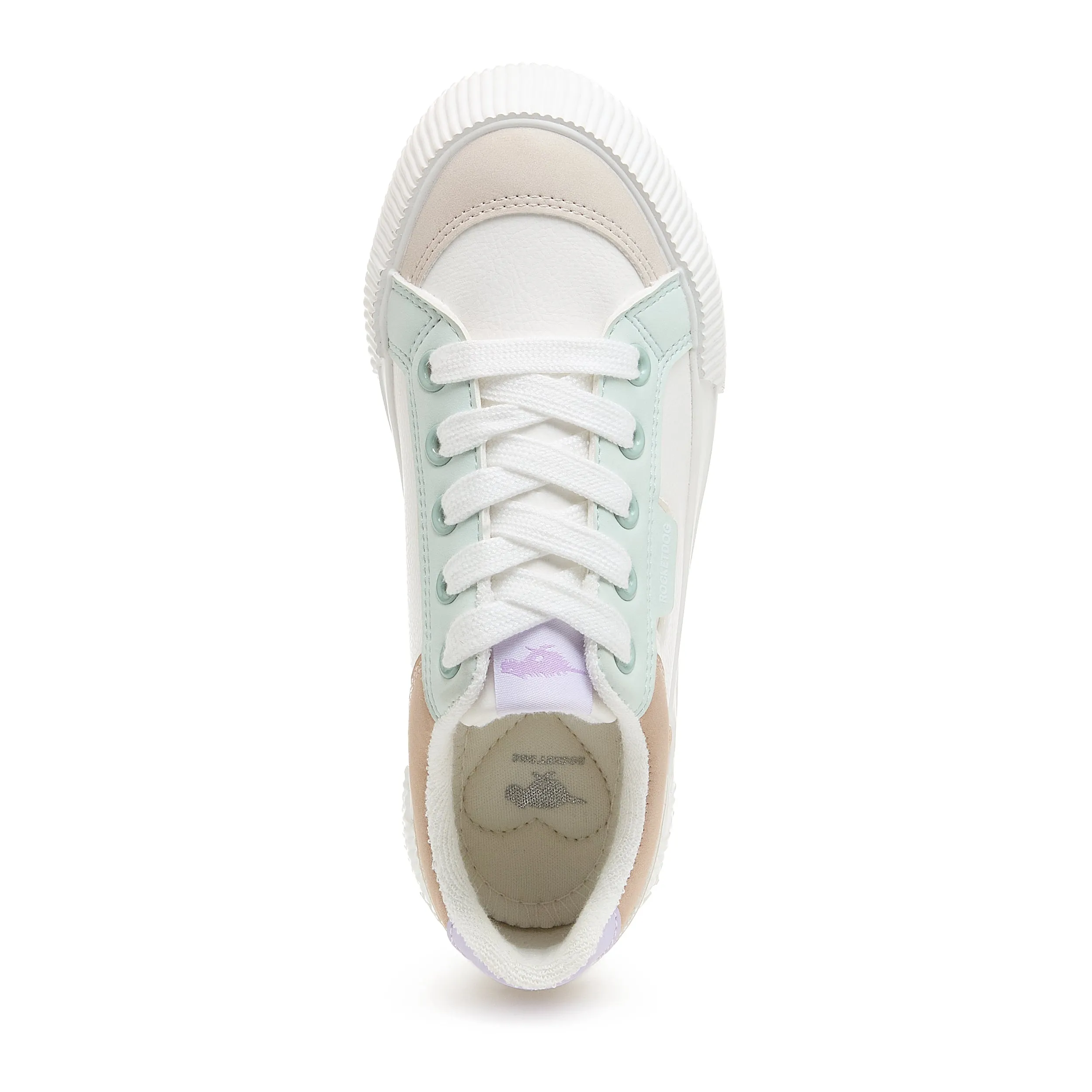Cheery White Combo Color Block Sneaker