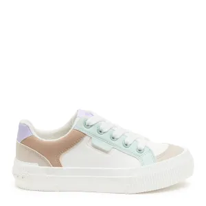 Cheery White Combo Color Block Sneaker