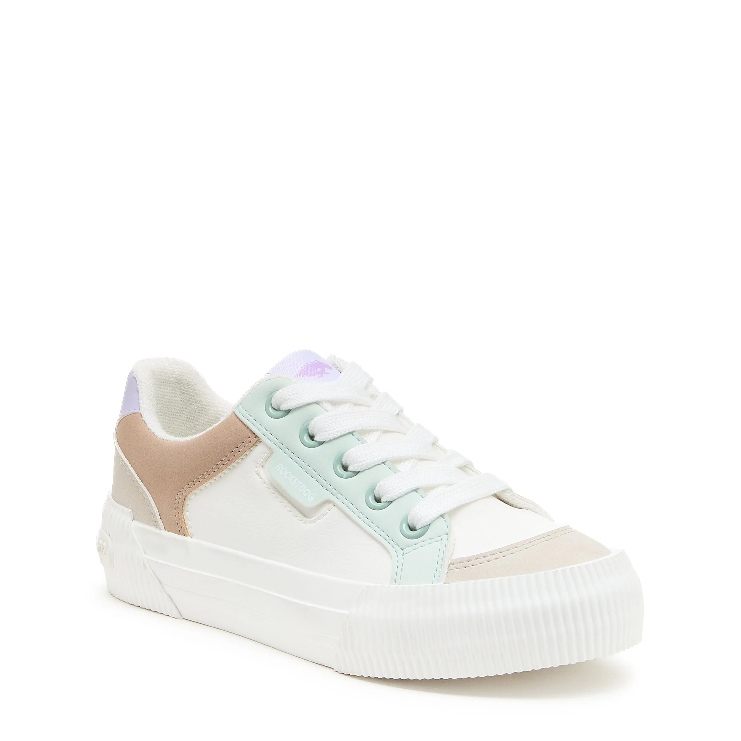 Cheery White Combo Color Block Sneaker