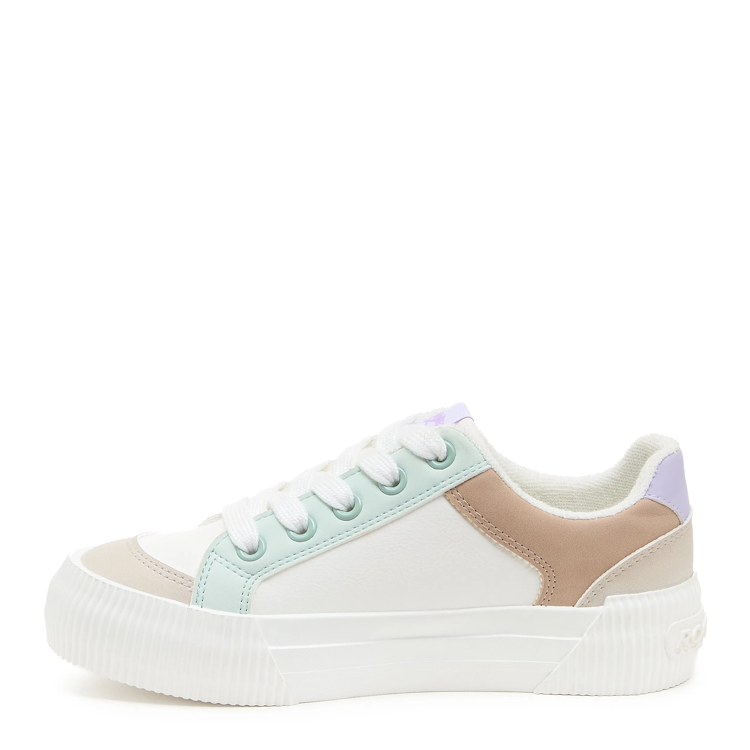 Cheery White Combo Color Block Sneaker