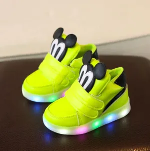 Children Casual Shoes With Light LED Boys & Girls Sneakers