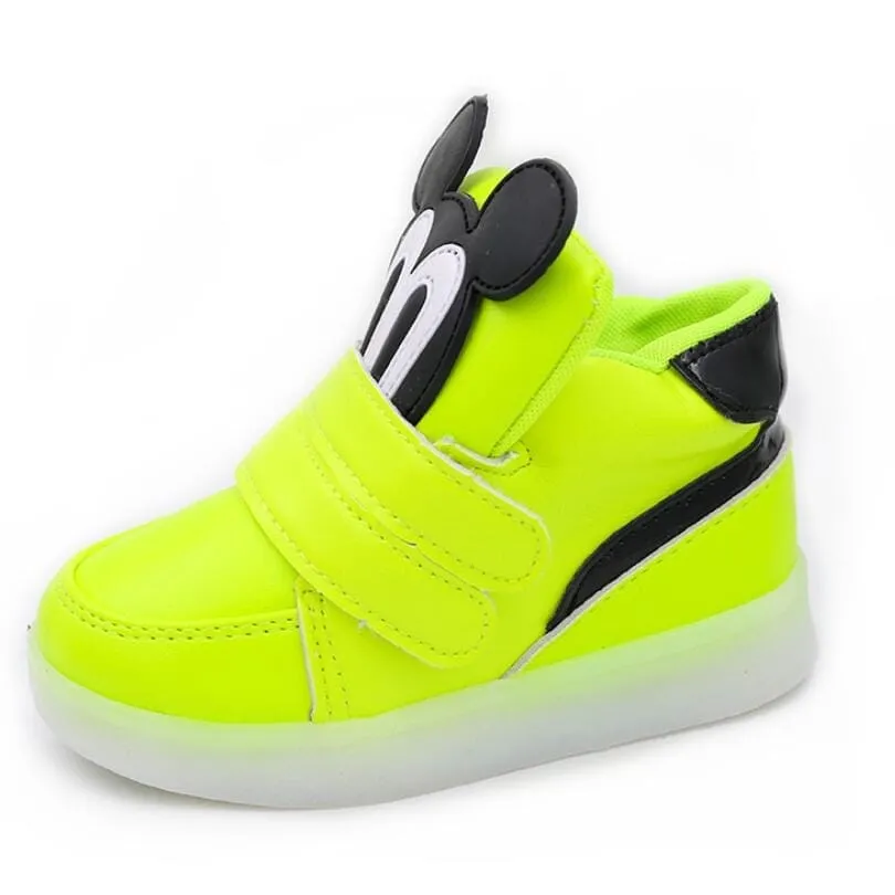 Children Casual Shoes With Light LED Boys & Girls Sneakers