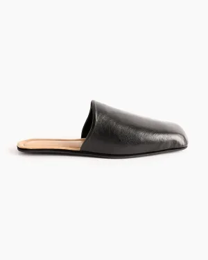 Cigar Slipper in Sombre Satin Bovine