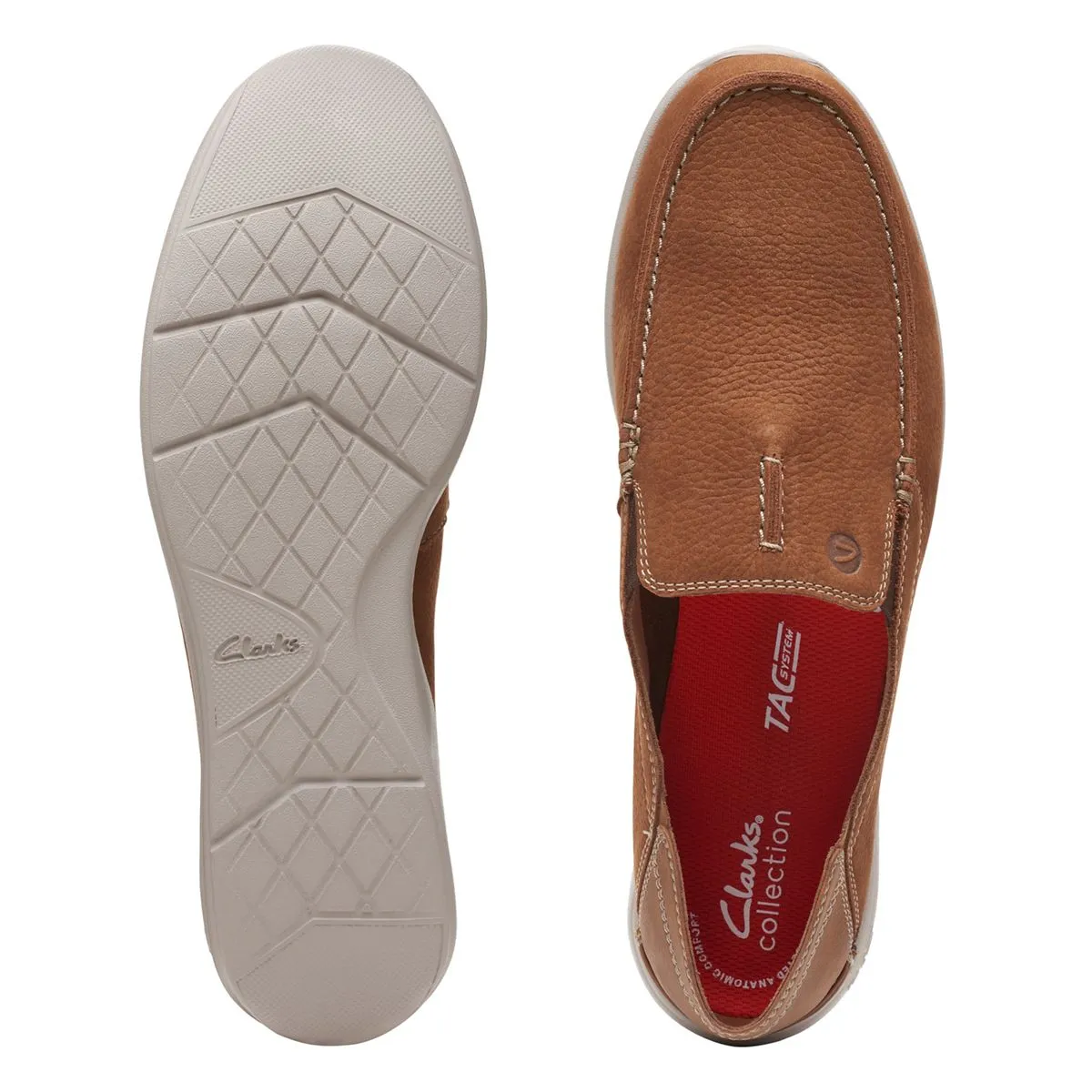 Clarks Gorwin Step Tan Nubuck - 26164688