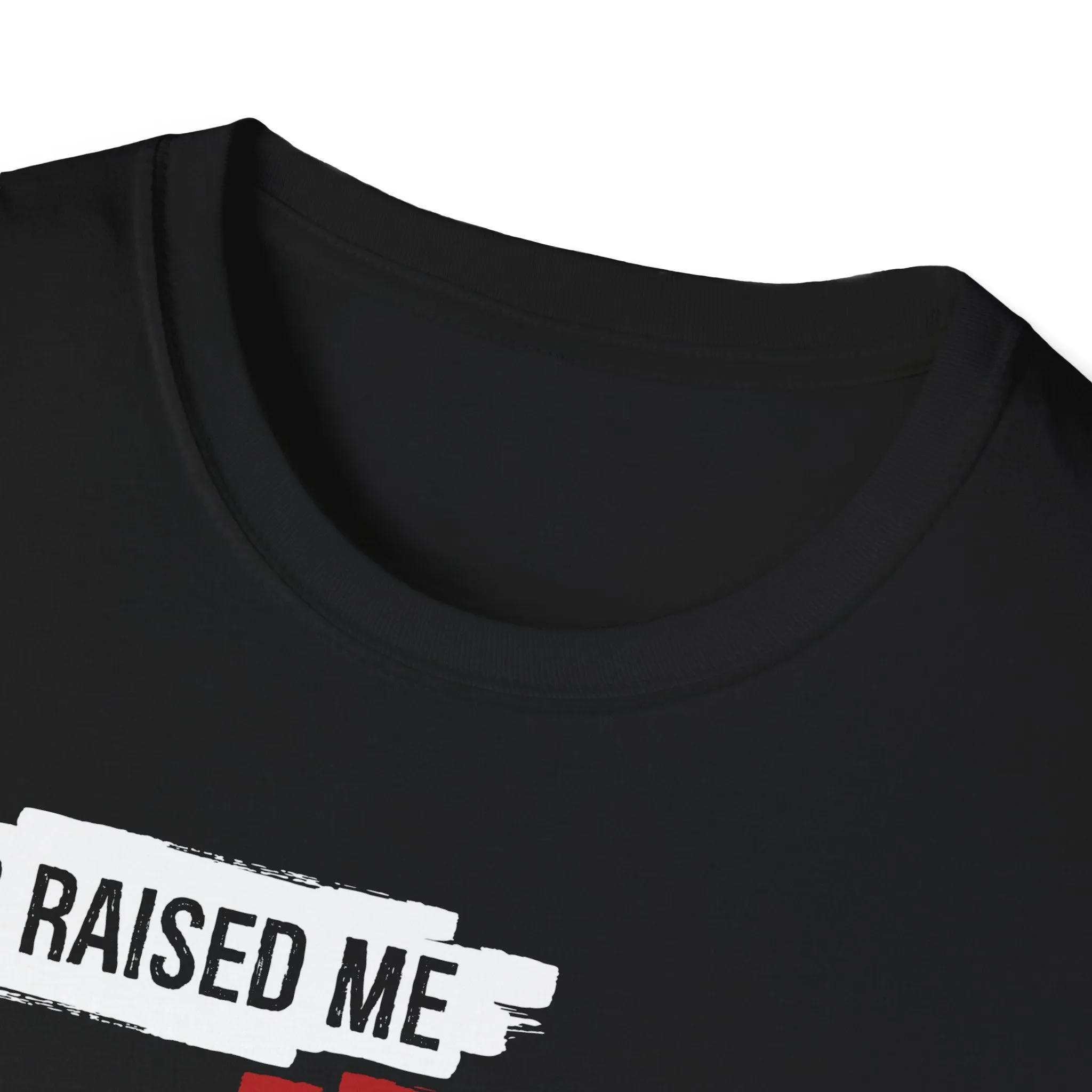 DC Raised Me Jesus Saved Me Unisex T-Shirt | Faith-Inspired Streetwear