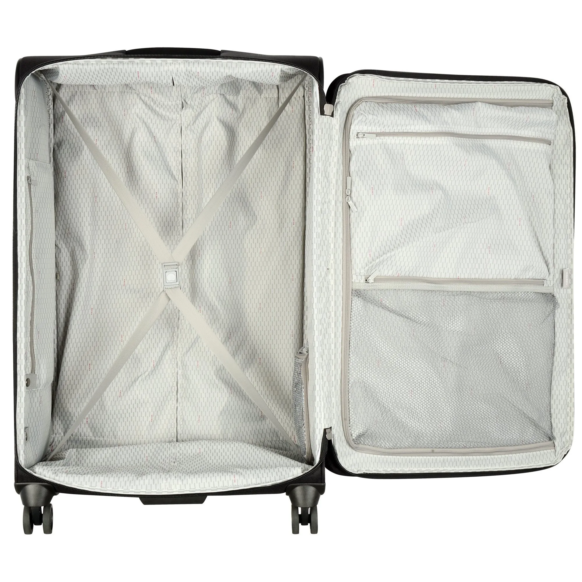 DELSEY Paris Cruise Lite Softside 29" Exp. Spinner Suiter Trolley, BLACK