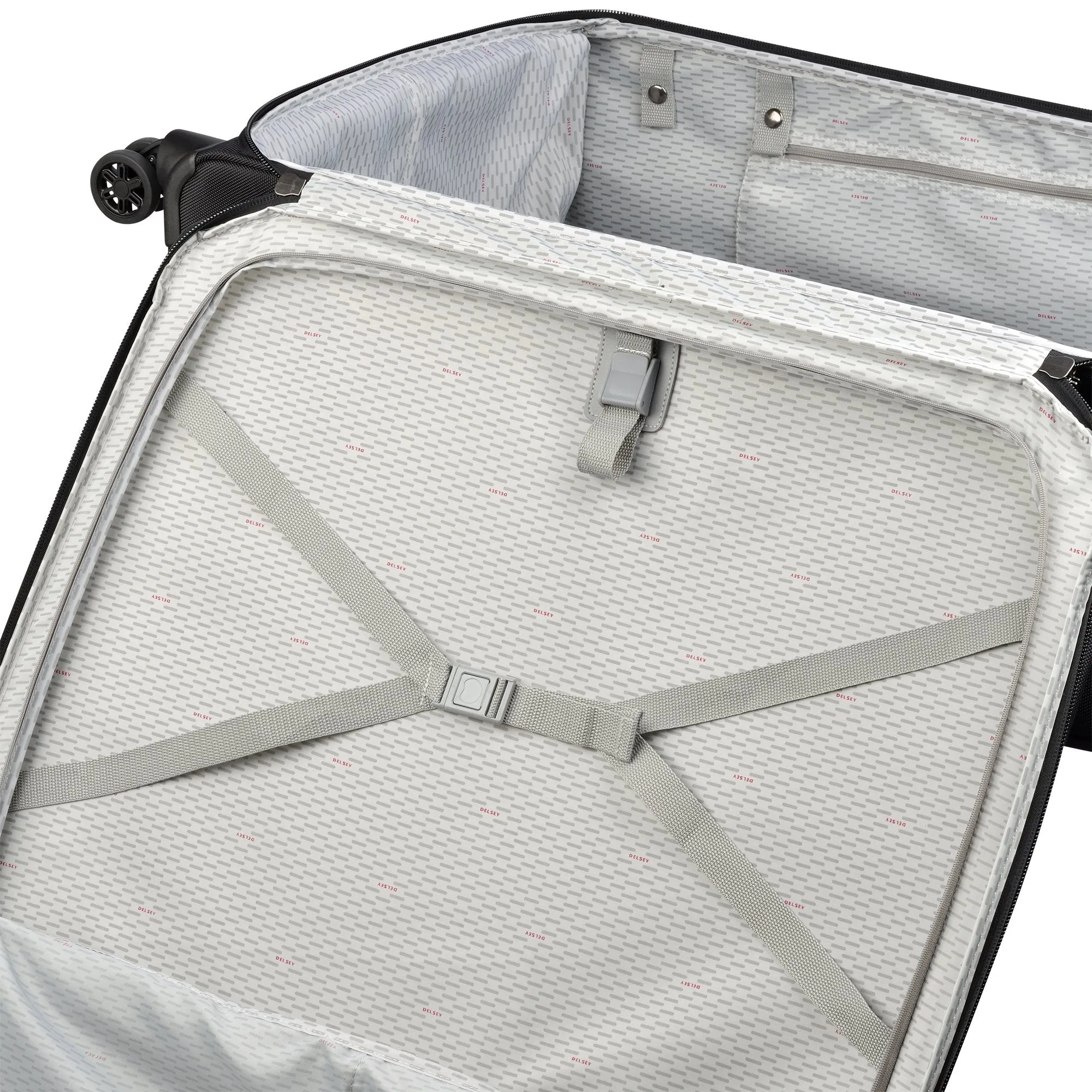 DELSEY Paris Cruise Lite Softside 29" Exp. Spinner Suiter Trolley, BLACK