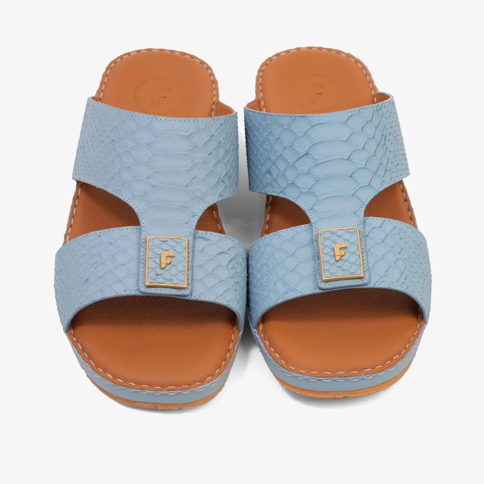 DESIGNER PITONE VENEZIANO ARABIC SANDALS SKY-BLUE