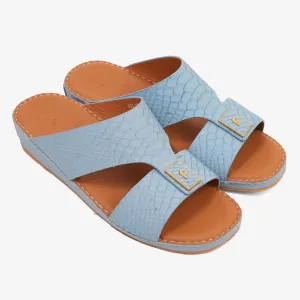 DESIGNER PITONE VENEZIANO ARABIC SANDALS SKY-BLUE