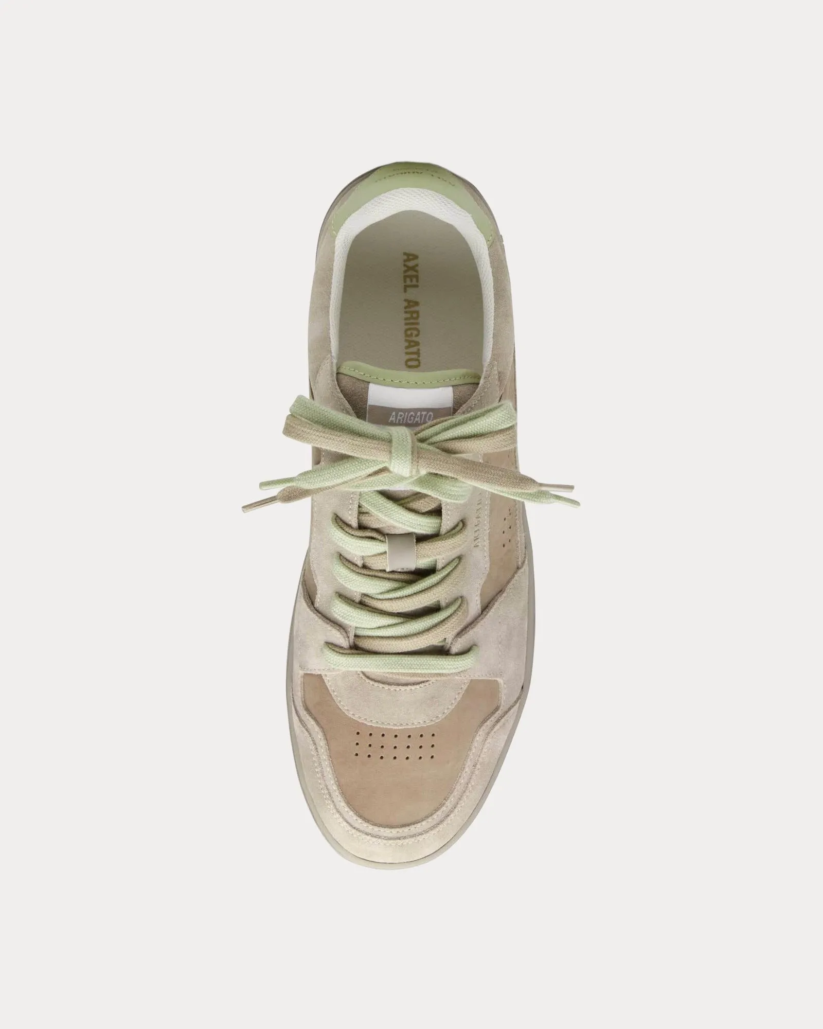 Dice Lo Dark Beige / Light Green Low Top Sneakers