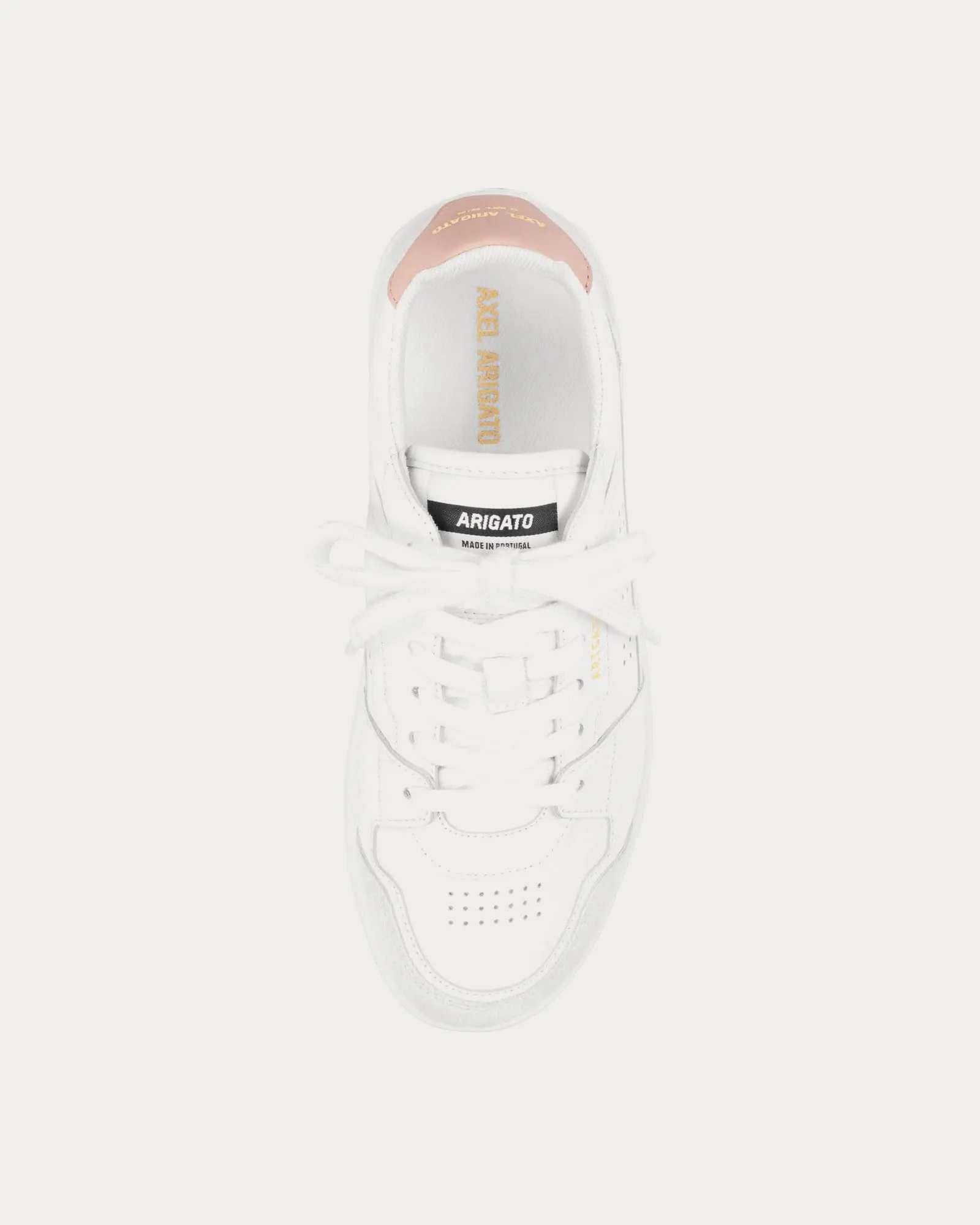 Dice Lo White / Light Pink Low Top Sneakers