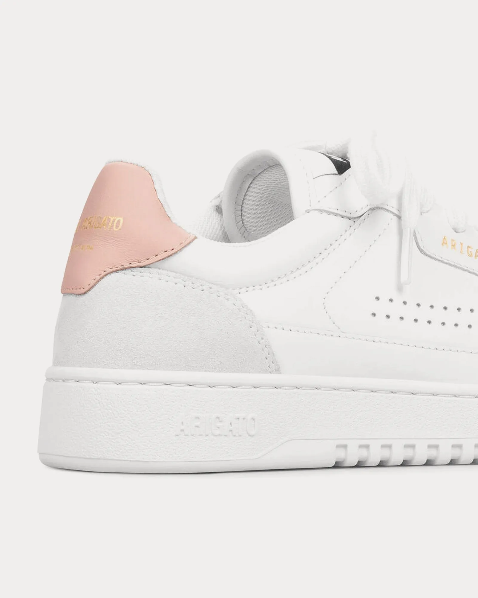 Dice Lo White / Light Pink Low Top Sneakers