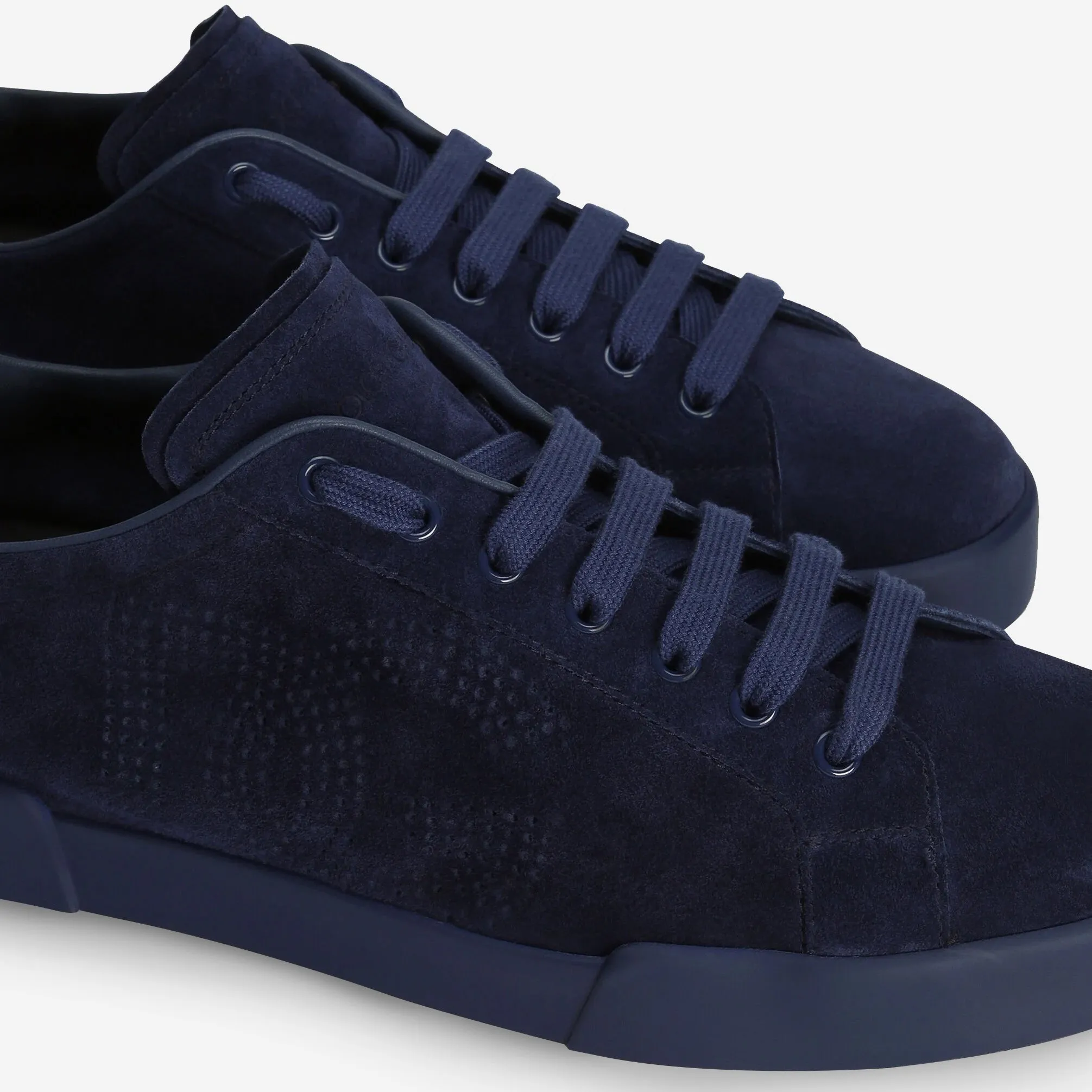 Dolce & Gabbana Calfskin Strobel Portofino Light Sneakers