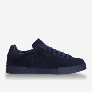 Dolce & Gabbana Calfskin Strobel Portofino Light Sneakers