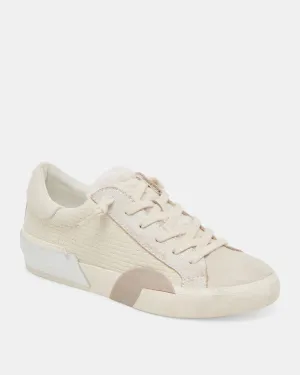 Dolce Vita Zina Plush Sneakers  Off White Woven - FINAL SALE