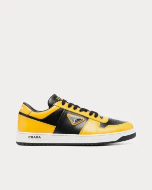 Downtown Leather Banana Yellow / Black Low Top Sneakers