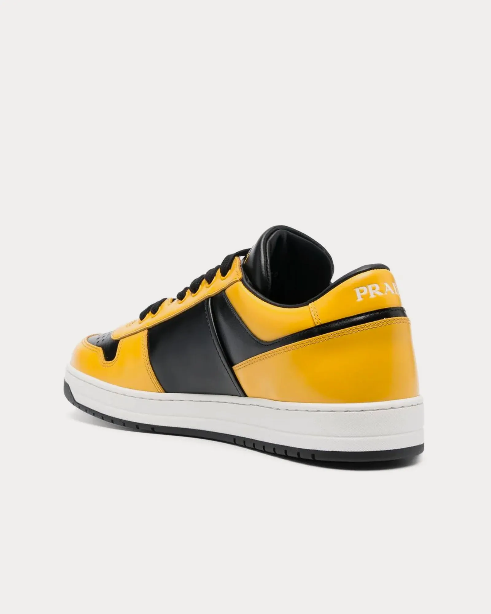 Downtown Leather Banana Yellow / Black Low Top Sneakers