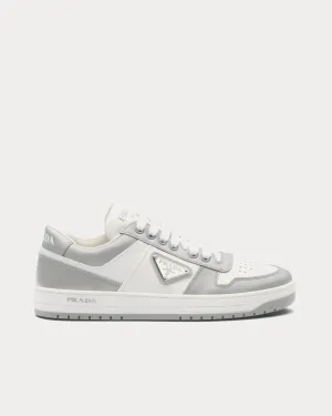 Downtown Leather White / Cornflower Blue Low Top Sneakers