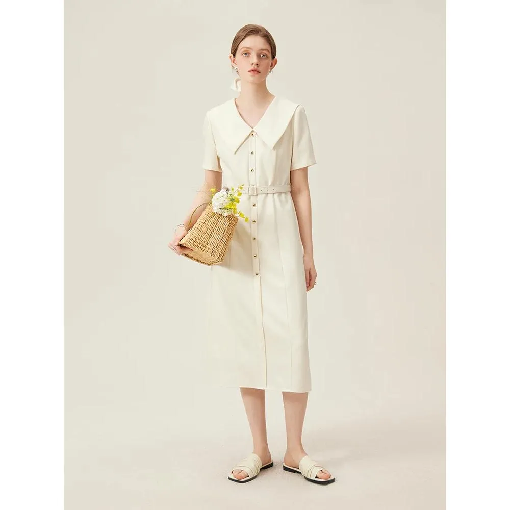 Elegant Mid-Calf Summer Dress