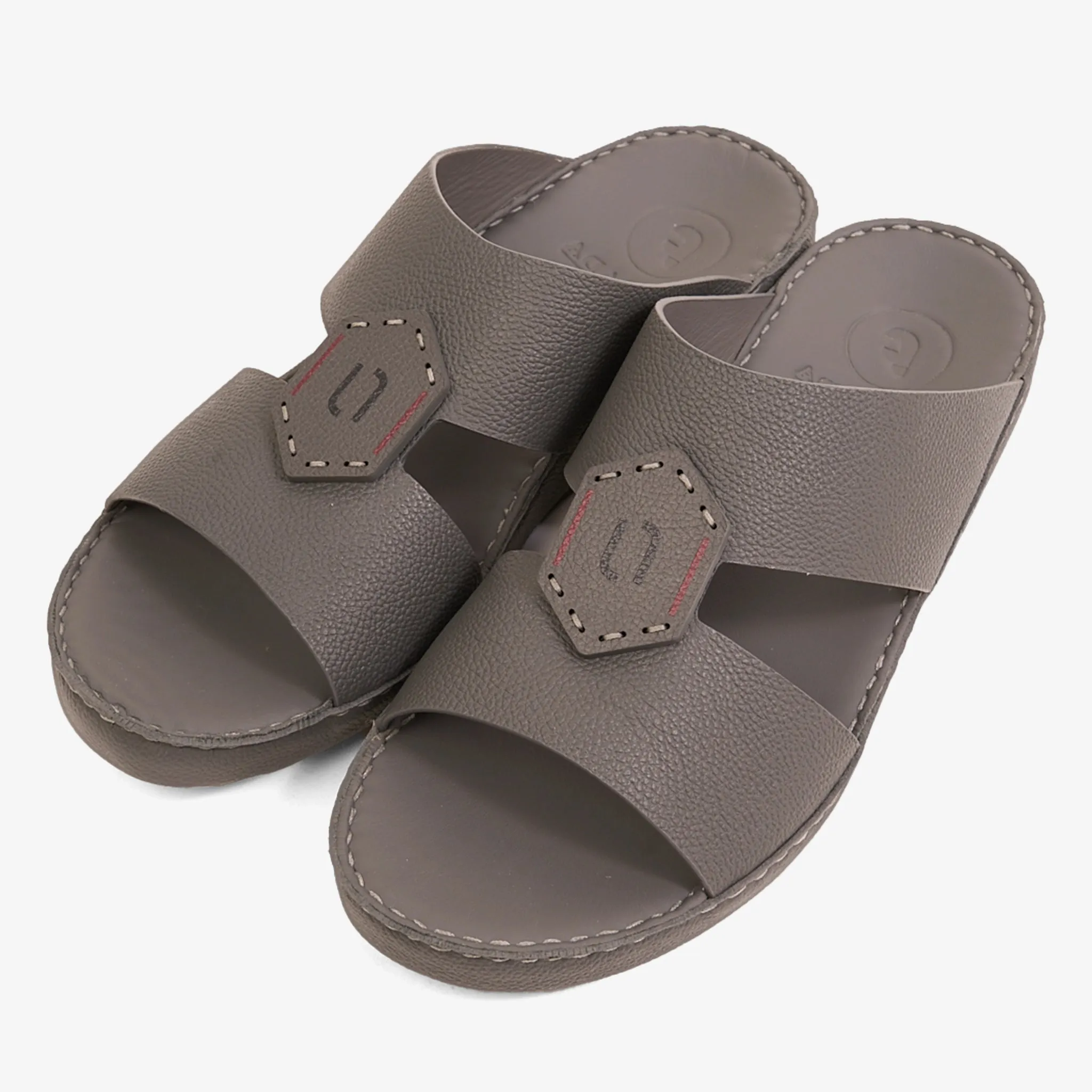FARADA MODERN WITH BUCKLE DETAILED ARABIC SANDALS STORMY
