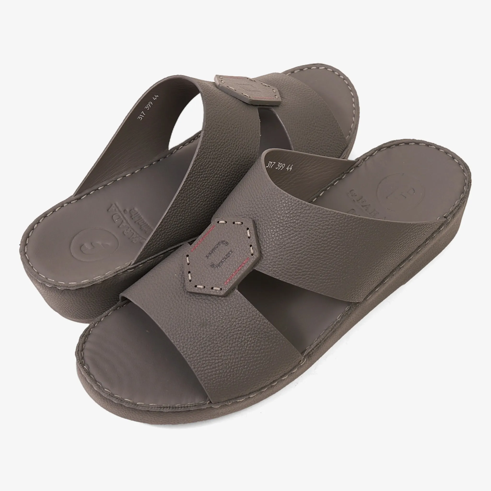 FARADA MODERN WITH BUCKLE DETAILED ARABIC SANDALS STORMY