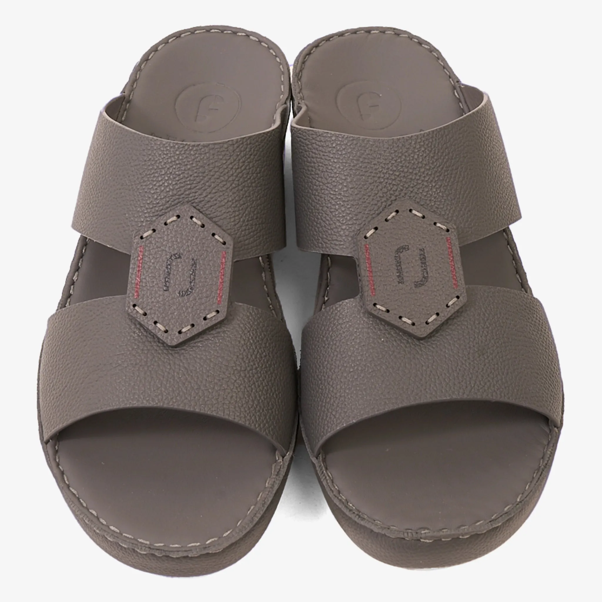 FARADA MODERN WITH BUCKLE DETAILED ARABIC SANDALS STORMY