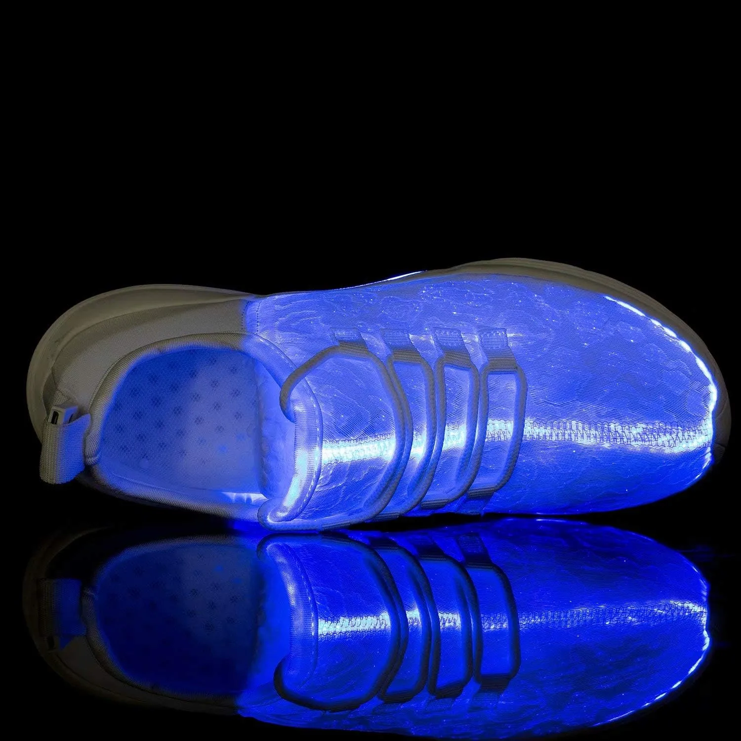 Fiber Optic LED Light Up Shoes for Women Men USB Charging Flashing Luminous Fashion Sneakers for Festivals Party