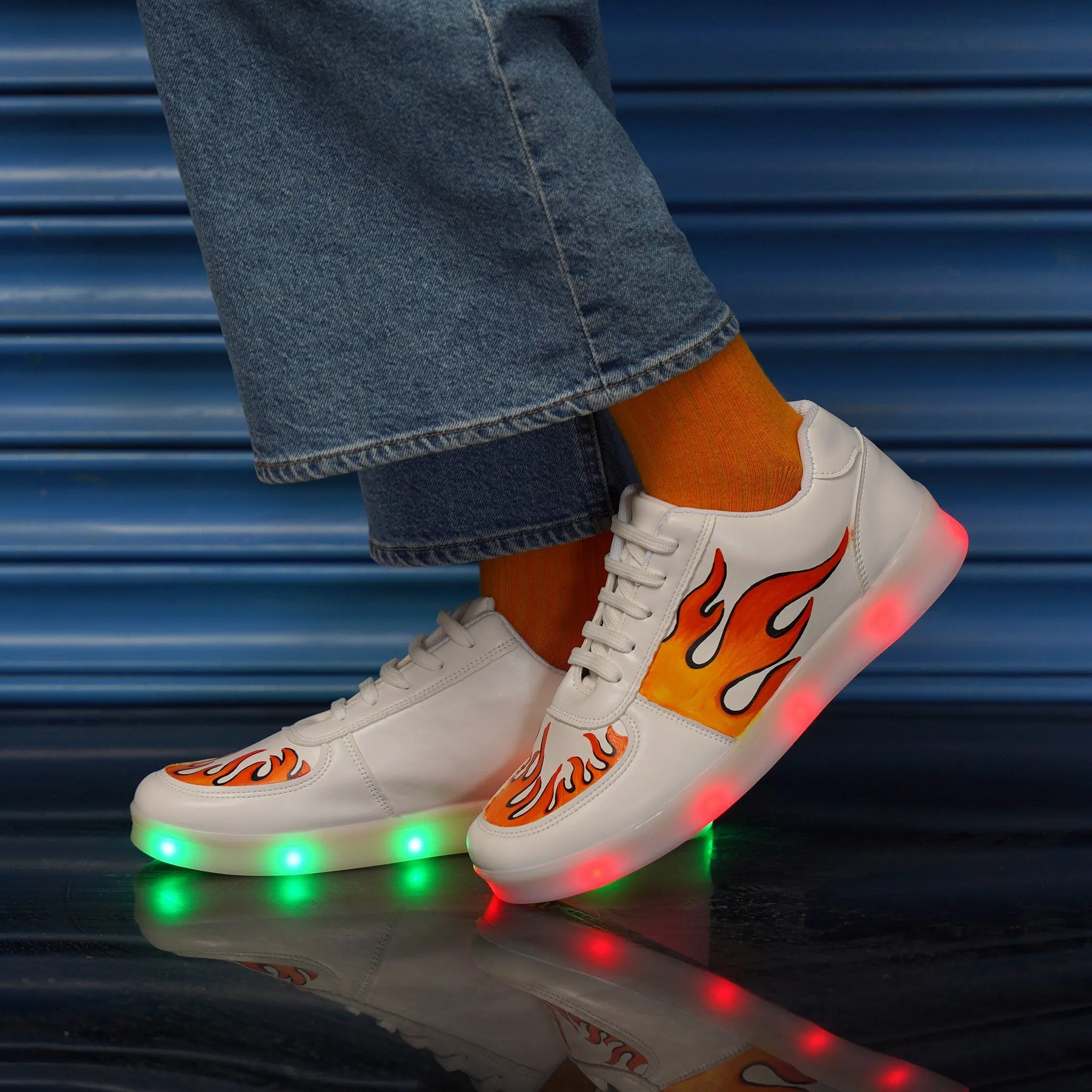 Fire Ball Sneakers - Light Me Up