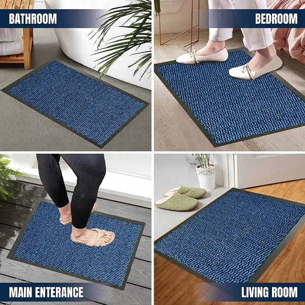 Fixtures Barrier Doorway Door Floor Mat 60cm x 120cm Blue