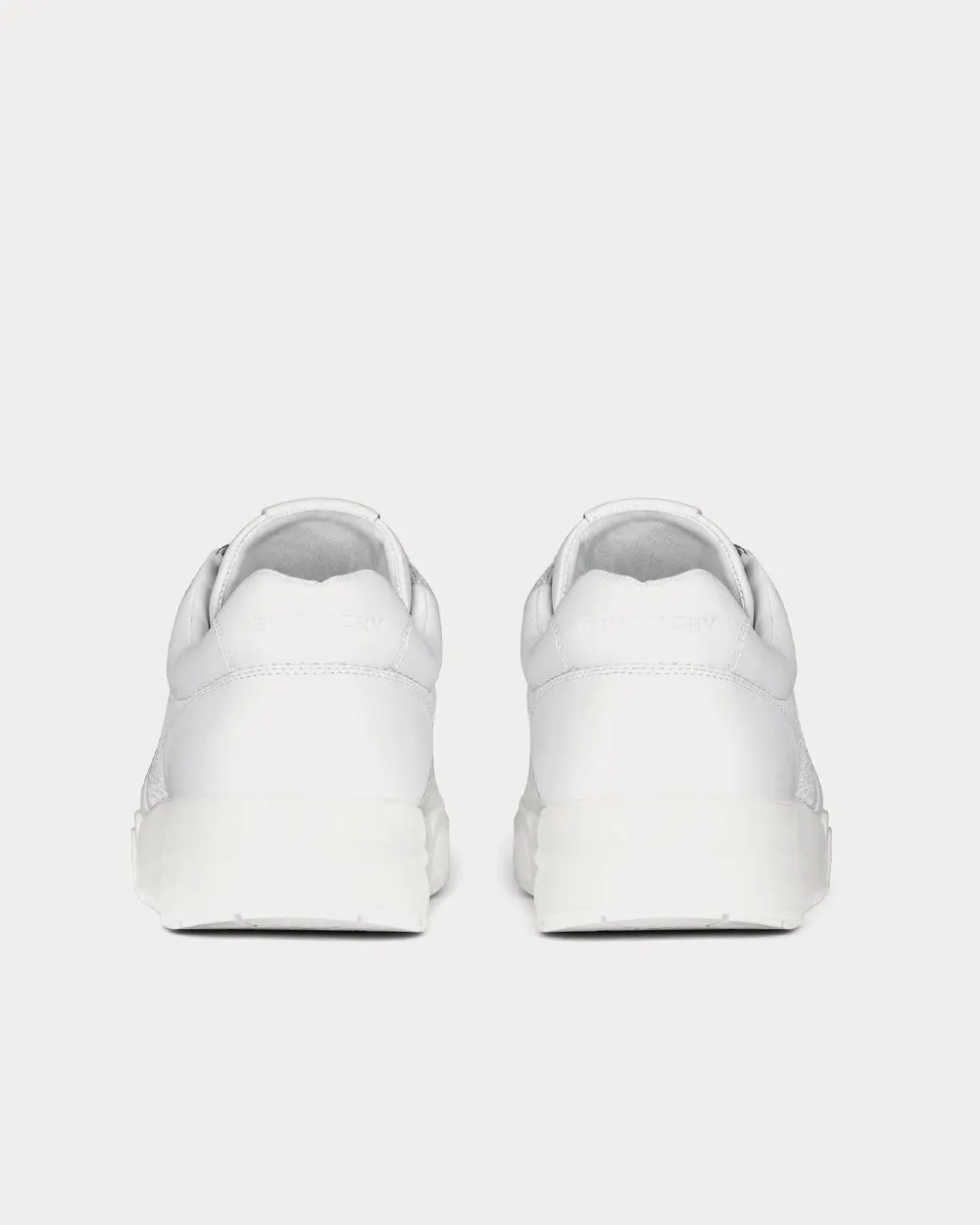 G4 Leather White Low Top Sneakers