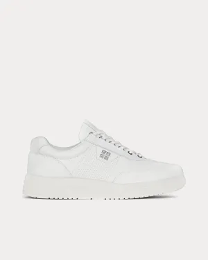 G4 Leather White Low Top Sneakers