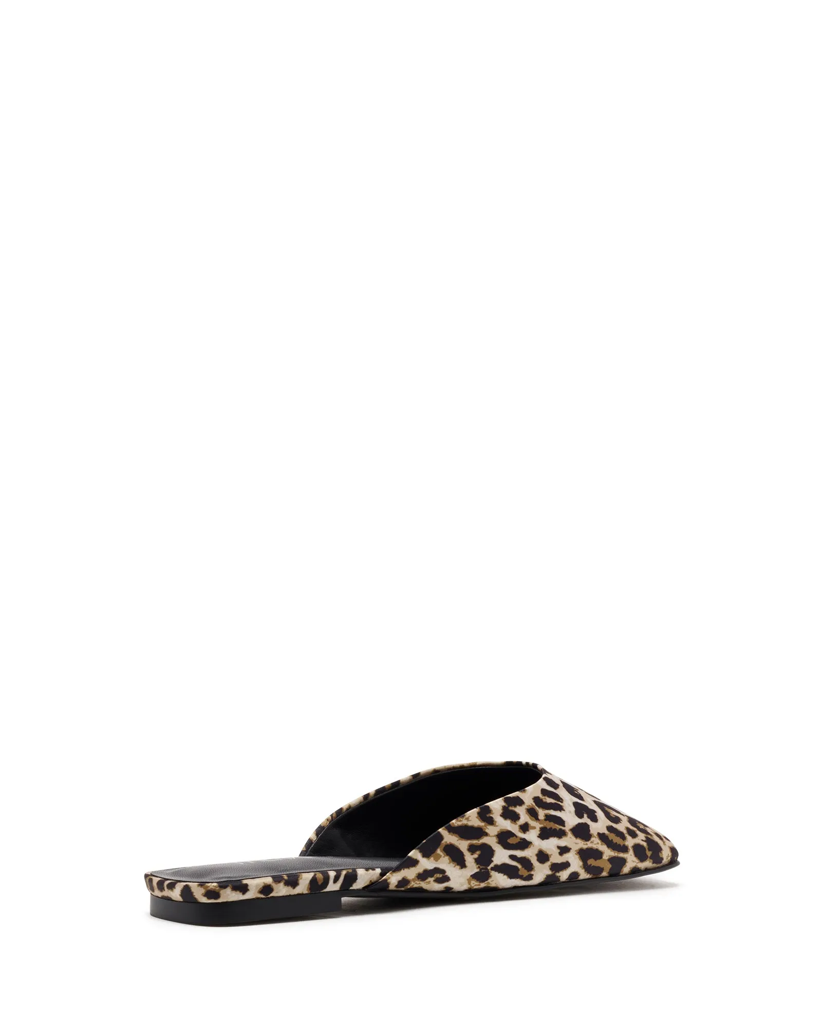 Gabbi Ballet Flat Leopard Satin