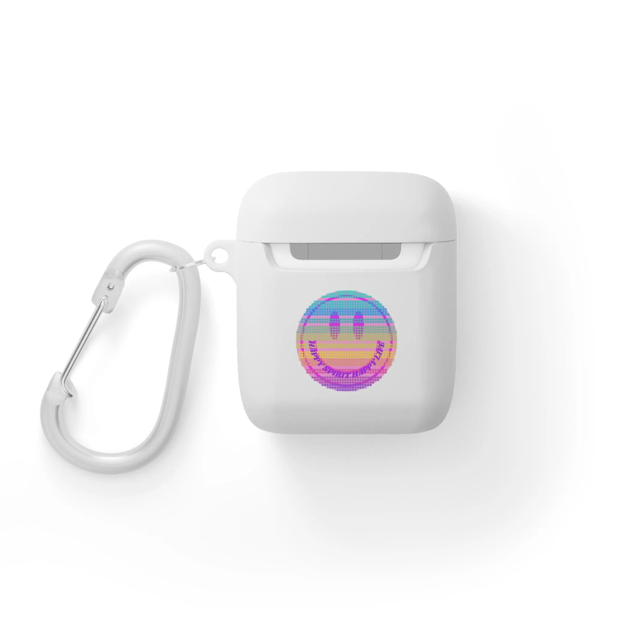 Happy Spirit Happy Life AirPods and AirPods Pro Case Cover, AirPods and AirPods Pro Case Cover, VSCO girl, Smiley Happy Life Protect