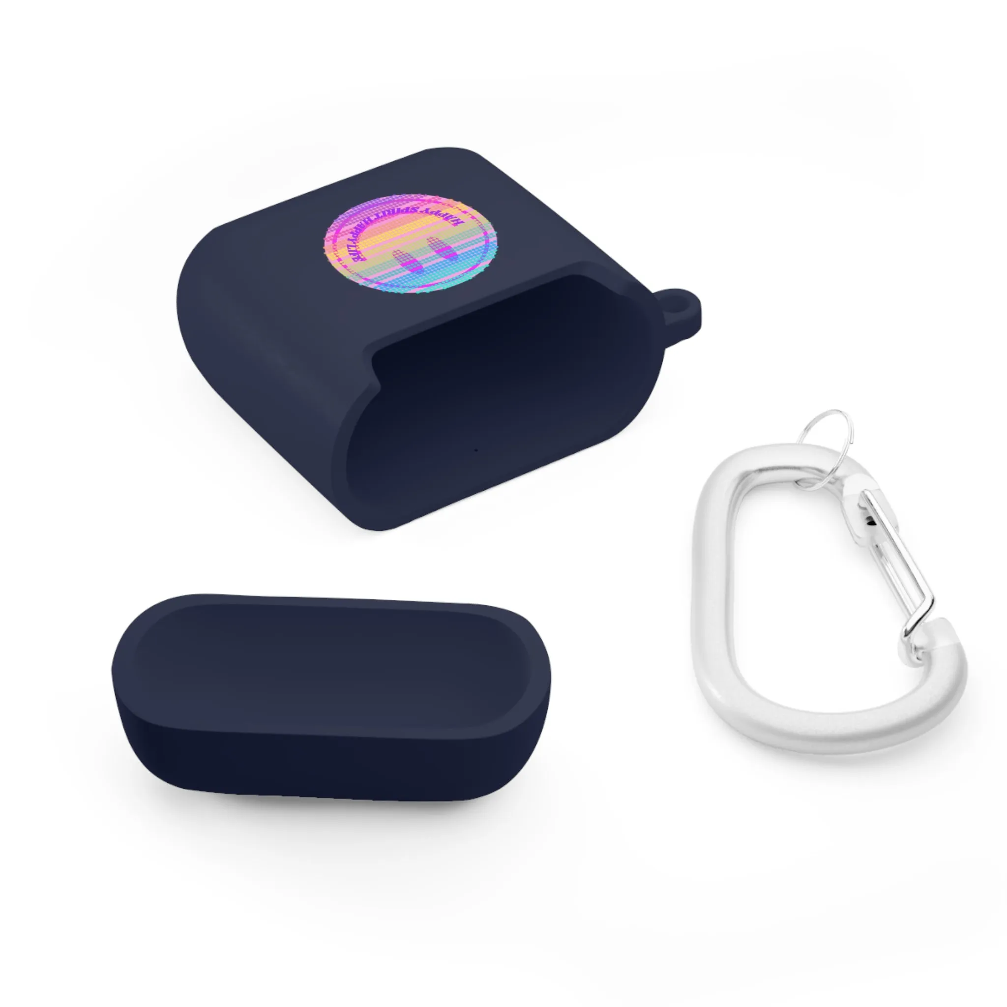 Happy Spirit Happy Life AirPods and AirPods Pro Case Cover, AirPods and AirPods Pro Case Cover, VSCO girl, Smiley Happy Life Protect