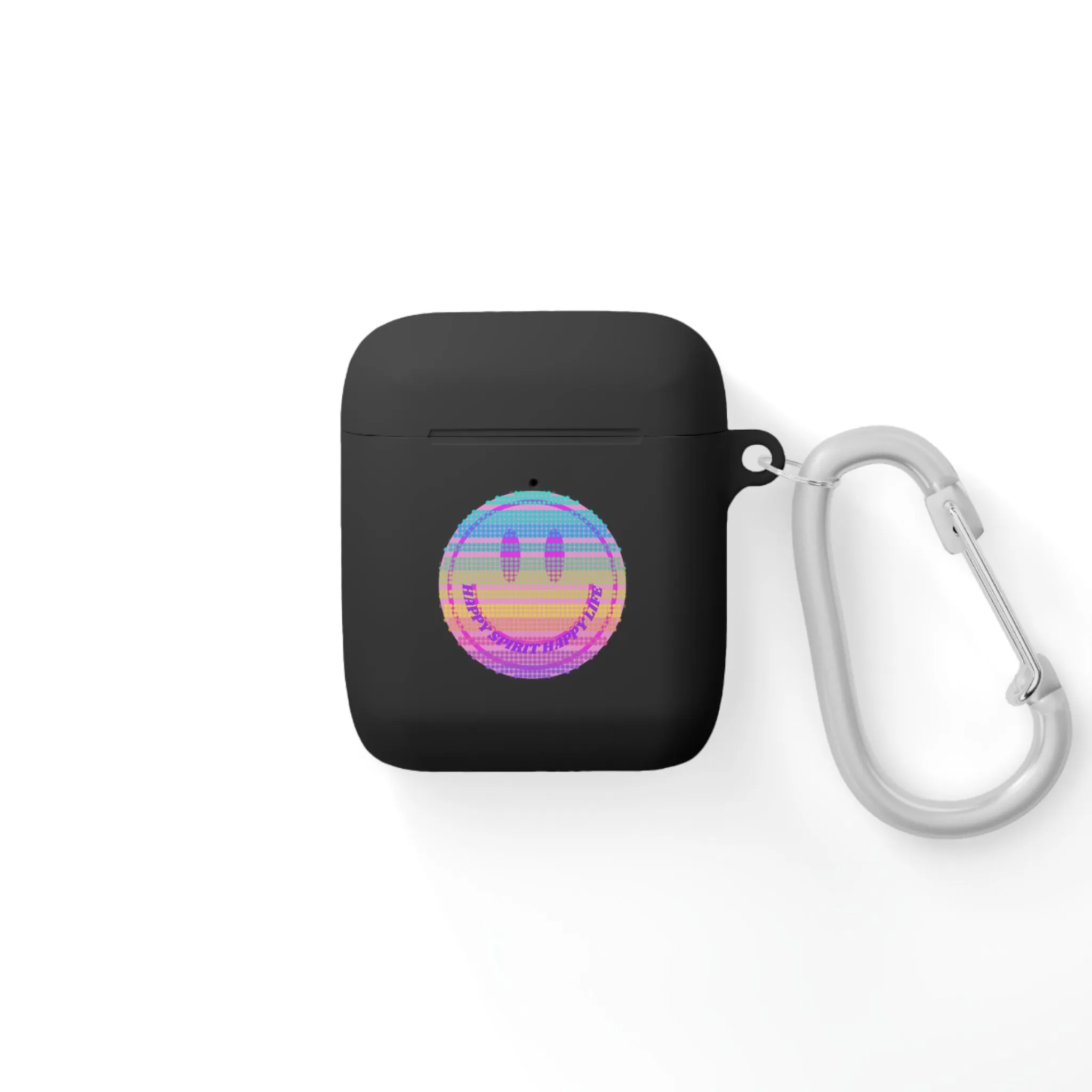 Happy Spirit Happy Life AirPods and AirPods Pro Case Cover, AirPods and AirPods Pro Case Cover, VSCO girl, Smiley Happy Life Protect