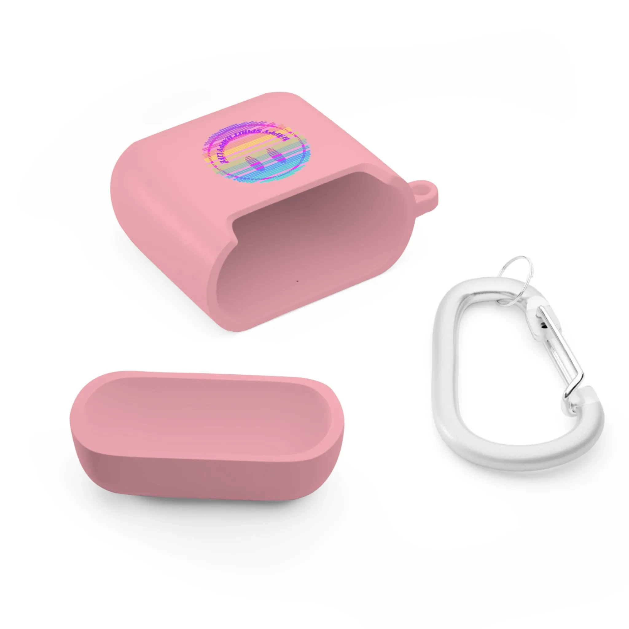 Happy Spirit Happy Life AirPods and AirPods Pro Case Cover, AirPods and AirPods Pro Case Cover, VSCO girl, Smiley Happy Life Protect